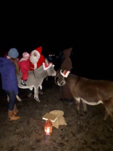 Sankt Nikolaus, Esel, Waldweihnacht